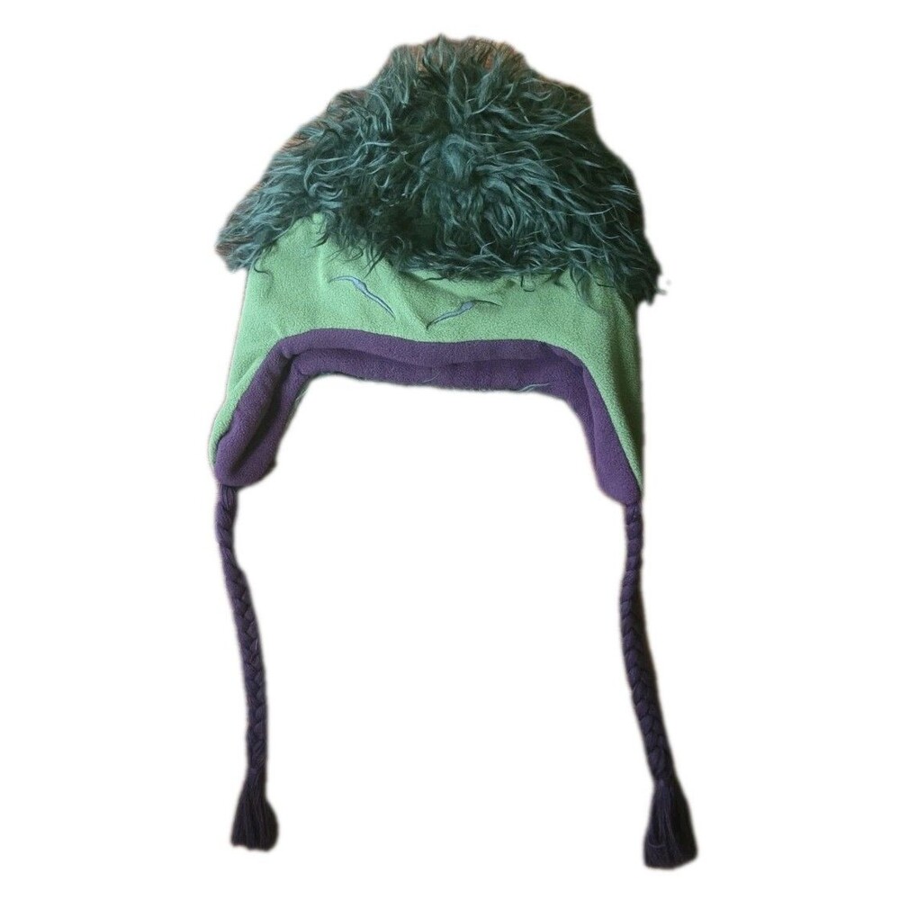 Marvel Kids Avengers Assemble Fleece Incredible Hulk Laplander Hat Winter Beanie
